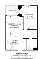 Floorplan area for info only, not for £/sq. ft valuation