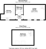 Floor plan Plum Tree  Cottage Swan Street Kelvedon