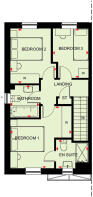 Aston Grange A3 Ellerton first floor plan