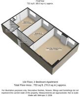 3d-floorplan-Flat 4, Foregate Street