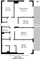 Floorplan area for info only, not for £/sq. ft valuation