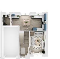 Ground Floor - 3D