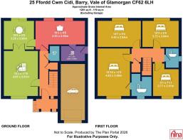 25 Ffordd Cwm Cidi, Barry, Vale of Glamorgan CF62 