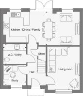 Dandara - Buckmore Green  - The Goodwood, Home 75 floorplan