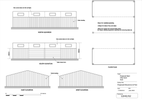 Plan For Agricultural Barn