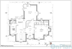 Plot 4 downstairs plans with measurements