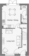 Dandara - Golwg Gwendraeth - The Thaw, Home 118 floorplan