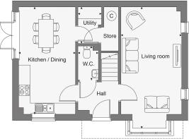 Dandara - Braeburn Fields - The Gosford, Home 085 floorplan