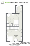 Grant Street, Burnley, BB11 4LN - First Floor, Dra