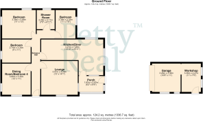 The Bungalow , Dotcliffe Road, Kelbrook - all floo