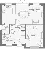 Dandara - Meadow View - The Hawthorn, Home 217 floorplan