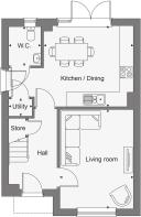 Dandara - Prior's Edge - The Frogmore, Home 2 floorplan