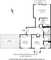 Floorplan area for info only, not for £/sq. ft valuation