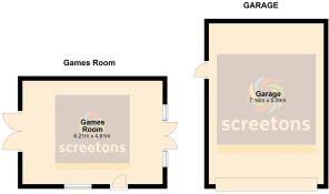 Floorplan Green Garth, Garage_Games, Main Street,