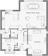 Dandara - Manor Park - The Burghley, Home 151 floorplan