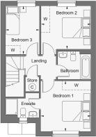 Dandara - Braeburn Fields - The Frogmore, Home 119 floorplan