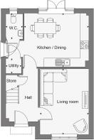Dandara - Meadow View - The Frogmore, Home 209 floorplan