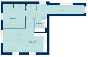 Pine 1 bedroom Apartment