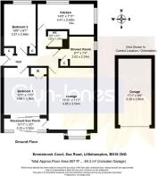 Floorplan - Flat 14 Emmabrook Court, Sea Road, Lit