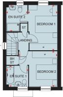 Ashdown ff plan DWH Pentref Llewelyn