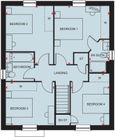 kirkdale first floor plan