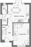 Dandara - Braeburn Fields - The Frogmore, Home 119 floorplan