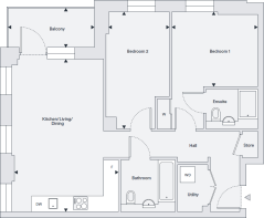 Plot floorplan
