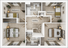 First Floor - 3D