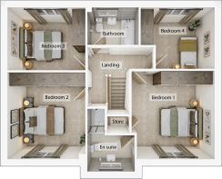 First Floor - 3D
