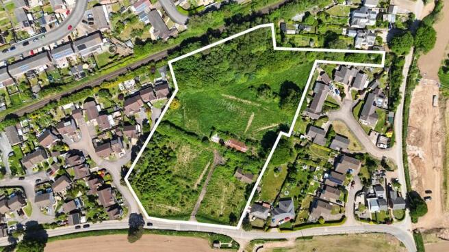 Aerial view of site