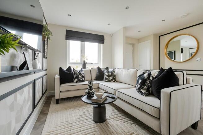 A bright and airy lounge