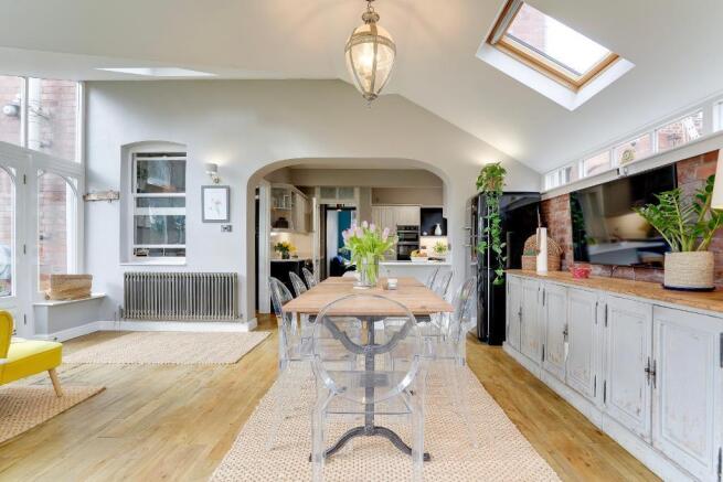 Superb kitchen and orangery