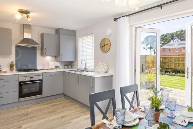 Kitchen dining room in the 3 bedroom Archford