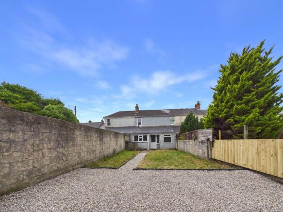 rear elevation and garden