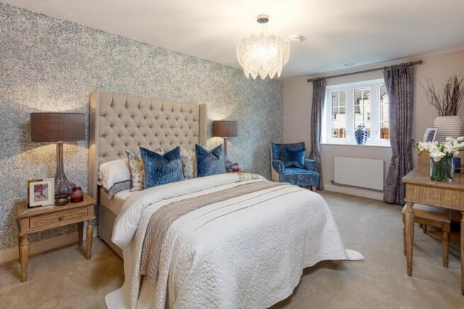 Show home master bedroom