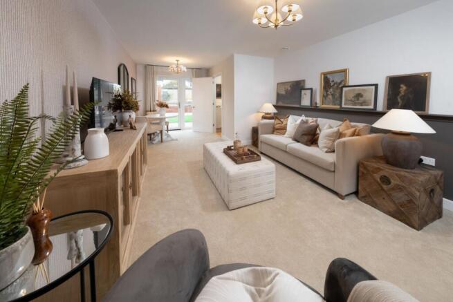 Show home living room