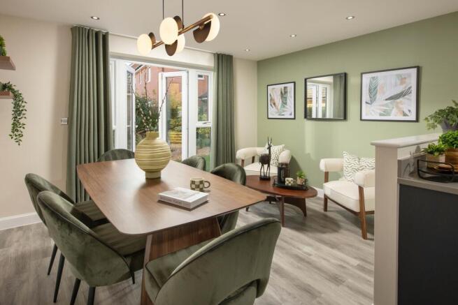 Internal image of the family area in the Kingsville 3 bedroom home