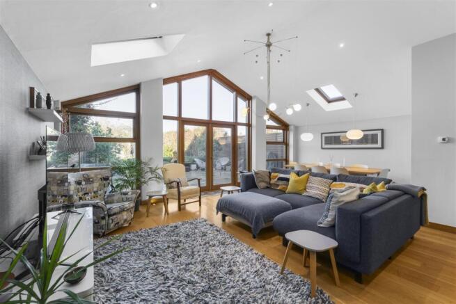 Rear Aspect Living & Dining Room