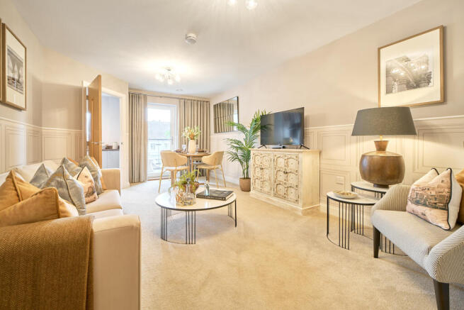 Show home living room