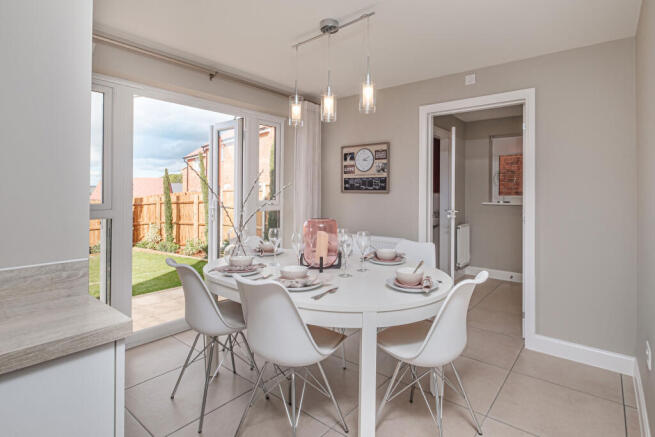 Inside view the open plan 3 bed Andover