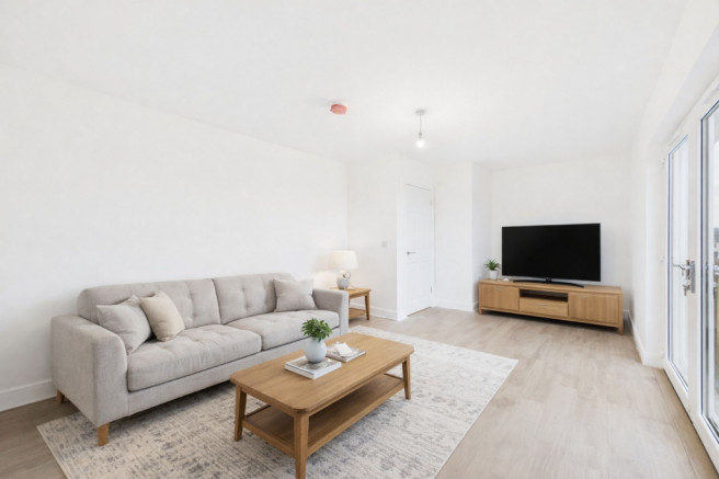Lounge Virtually Staged
