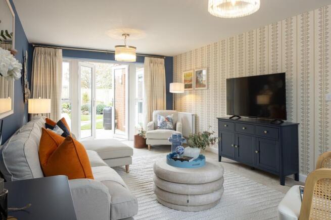 Lounge in the 4 bedroom Alfreton