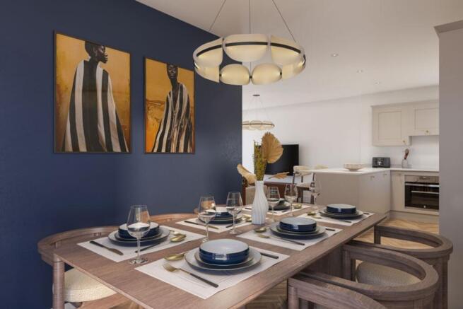 Layout Kitchen Dining Living 2