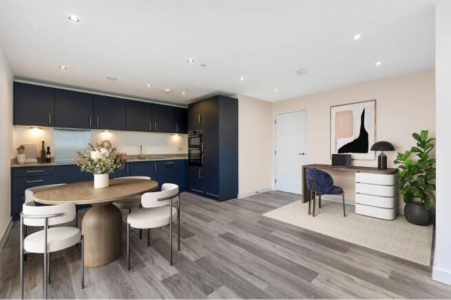 Kitchen, dining spac