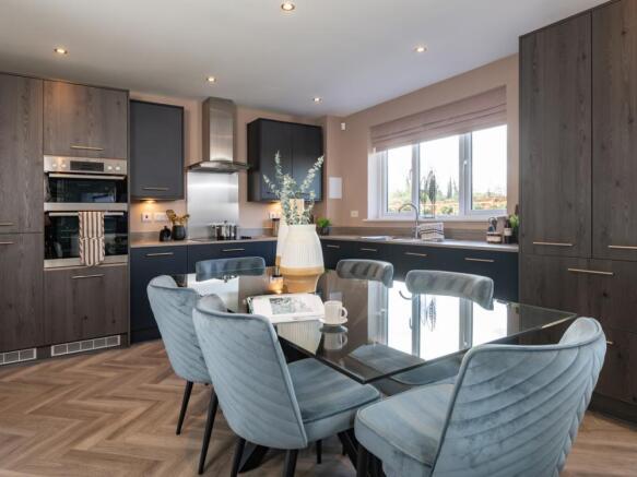 Dining / kitchen of the Overton, a 4 bedroom house