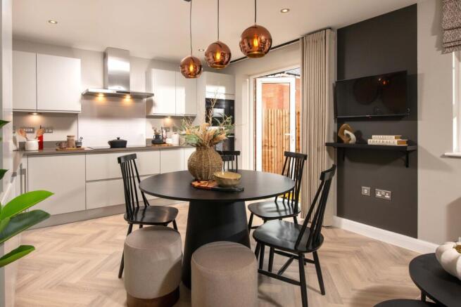Brook View Ingleby Show Home Kitchen-Diner