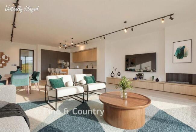Staged Lounge Kitchen Diner