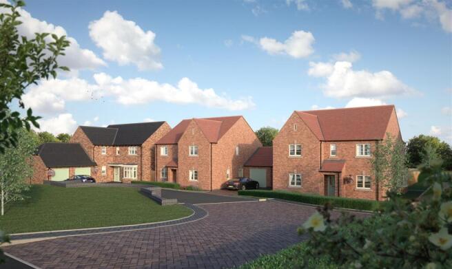 Fosbrooke View Streetscene CGI