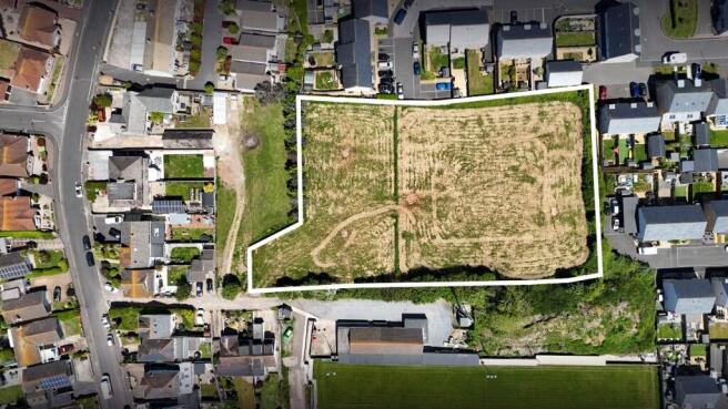 Aerial view of site