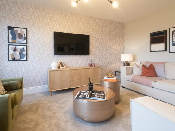 Lounge of the Cambridge, a 4 bedroom detached house